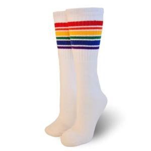 Knee High Rainbow Tube Socks